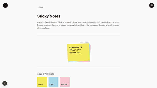 Sticky Notes preview